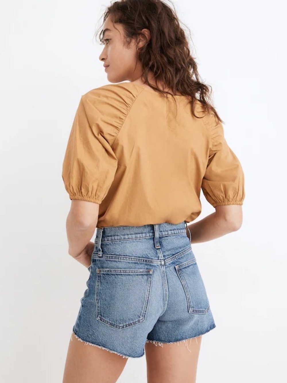 Madewell The Perfect Jean Short in Bartow Wash: TENCEL™ Denim Edition size 25 - Picture 2 of 11